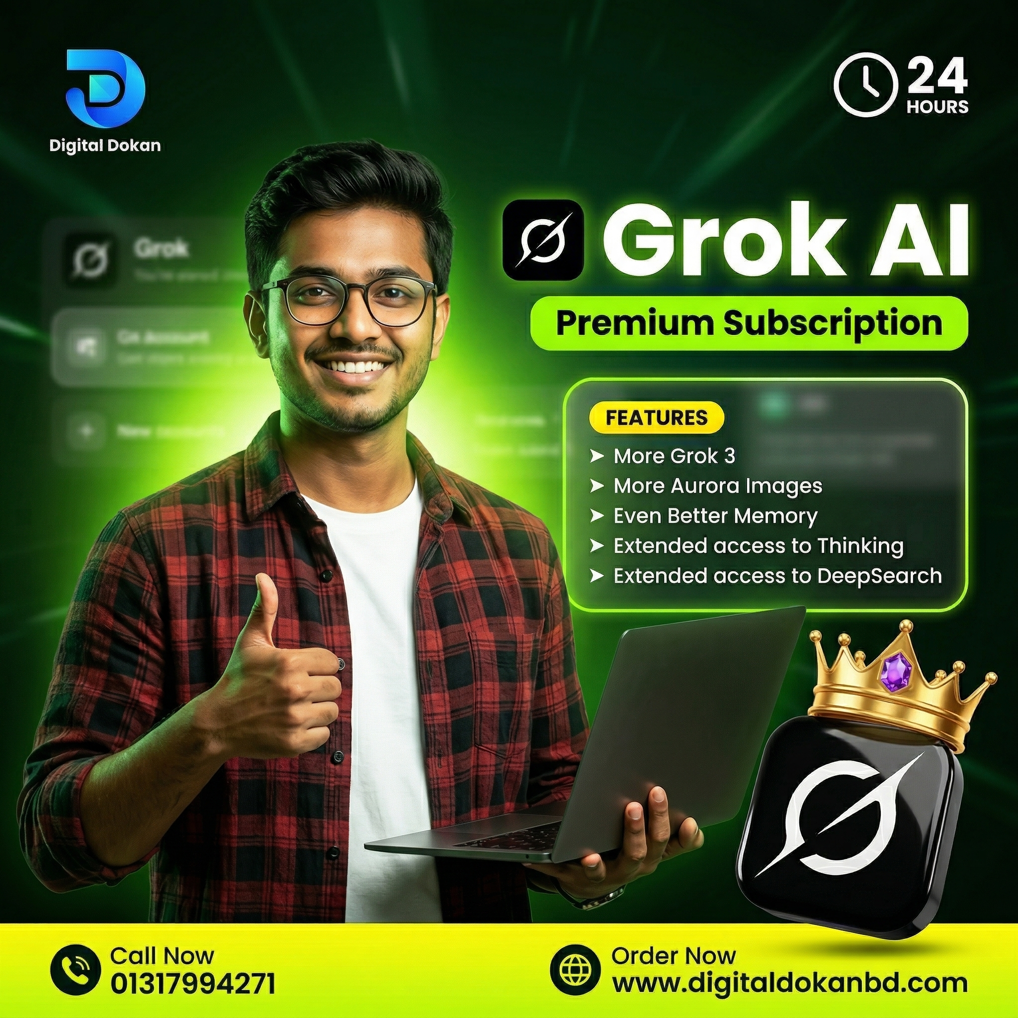 Super Grok AI Premium Subscription